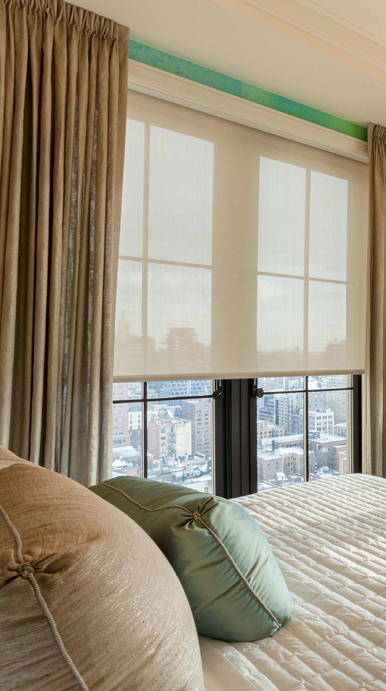 motorized window treatments crestron technology