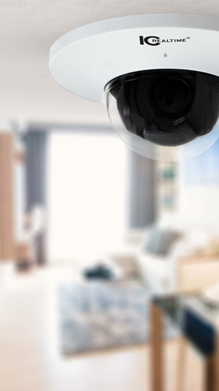 close view of IC realtime surveillance camera